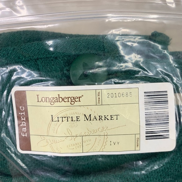 Longaberger Ivy Green Little Market Basket Liner - Picture 5 of 5